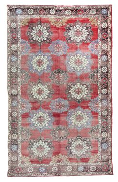 8x13 ANT.ANADOL OUSHAK Rug- WOOL/WOOL