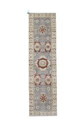 2x9 KAZAK Rug- WOOL/WOOL