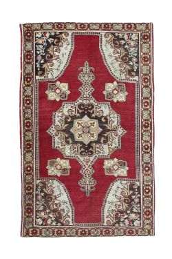 4x7 ANT.ANADOL OUSHAK Rug- WOOL/WOOL