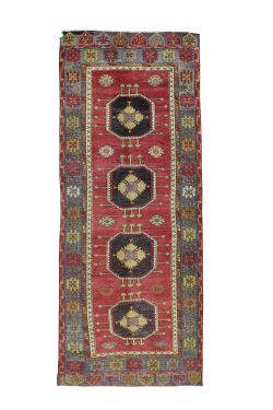 4x11 ANT.ANADOL OUSHAK Rug- WOOL/WOOL