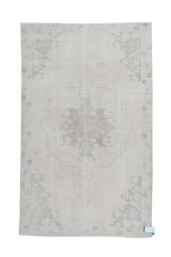 4x7 WHITE ANADOL Rug- WOOL/WOOL