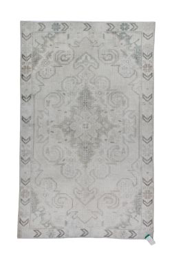 4x7 WHITE ANADOL Rug- WOOL/WOOL