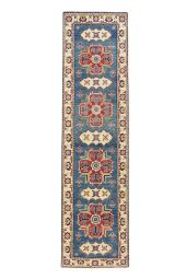 2x9 KAZAK Rug- WOOL/WOOL