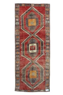 3x9 ANT.ANADOL OUSHAK Rug- WOOL/WOOL