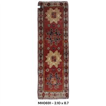 3x9 OUSHAK ANT. LOOK Rug- WOOL/WOOL