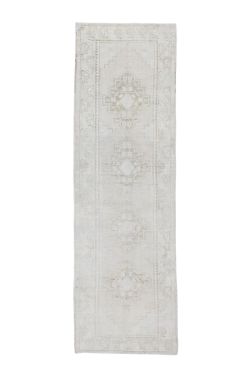 2x9 WHITE ANADOL Rug- WOOL/WOOL