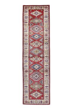 2x9 KAZAK Rug- WOOL/WOOL