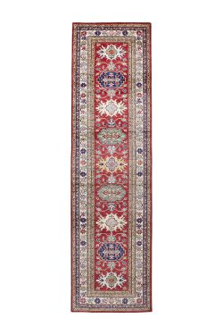 2x9 KAZAK Rug- WOOL/WOOL