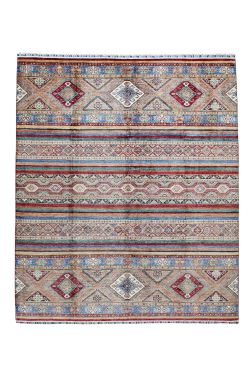 8x9 SHALL Rug- WOOL/WOOL