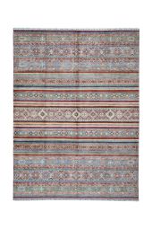 8x11 SHALL Rug- WOOL/WOOL