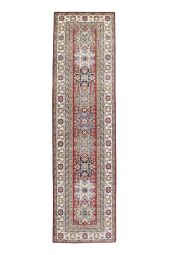 2x9 KAZAK Rug- WOOL/WOOL