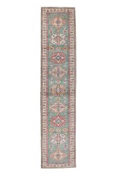 2x12 KAZAK Rug- WOOL/WOOL