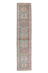 2x12 KAZAK Rug- WOOL/WOOL