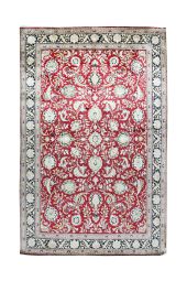 5x9 TURKISH DESIGN SILK Rug- SILK/SILK