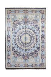 6x9 TURKISH DESIGN SILK Rug- SILK/SILK