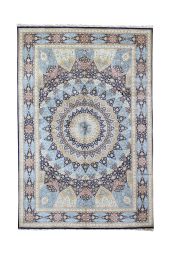 6x9 TURKISH DESIGN SILK Rug- SILK/SILK