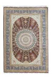 4x6 TURKISH DESIGN SILK Rug- SILK/SILK