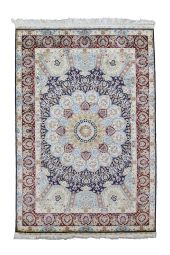 4x6 TURKISH DESIGN SILK Rug- SILK/SILK