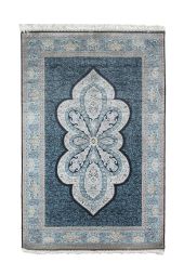 4x6 TURKISH DESIGN SILK Rug- SILK/SILK