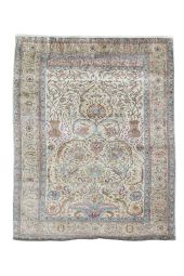 4x5 TURKISH DESIGN SILK Rug- SILK/SILK