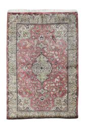 3x4 TURKISH DESIGN SILK Rug- SILK/SILK