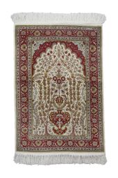 2x2 TURKISH DESIGN SILK Rug- SILK/SILK