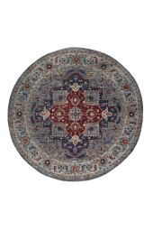 7x7 MAMLUK Rug- WOOL/WOOL